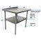 Bk Resources Work Table Stainless Steel With Undershelf, 1.5" Rear Riser 36"Wx30"D VTTR-3630 - alternate 5